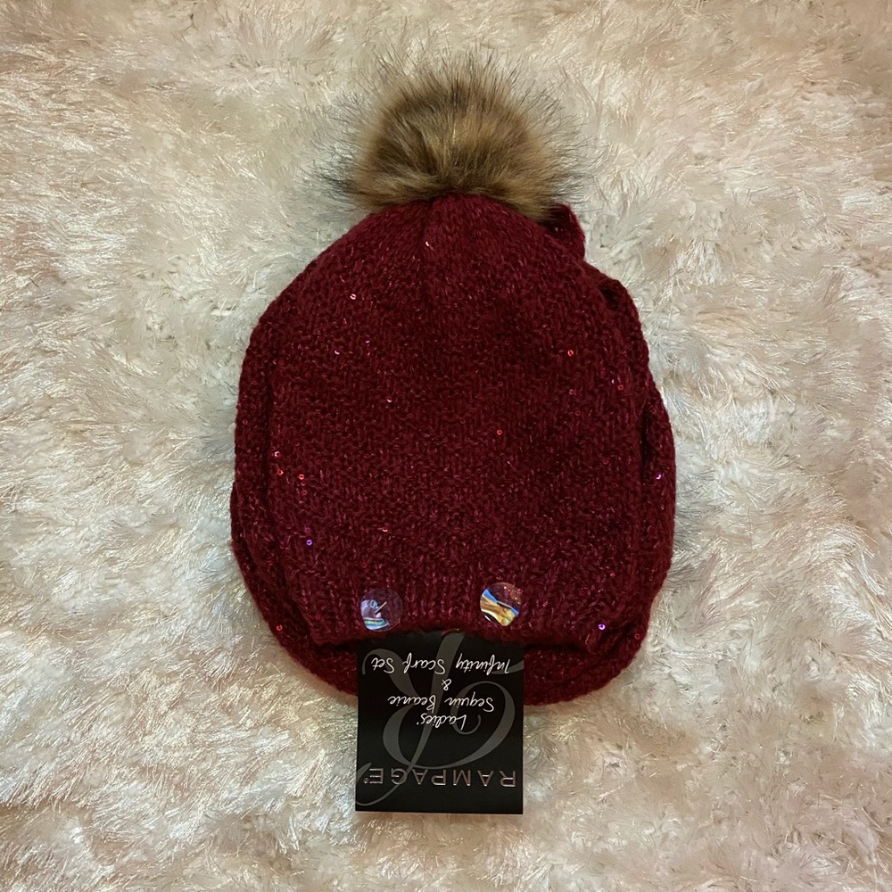 Rampage Beanie & Scarf Set